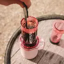 AeroPress Coffee Maker - Clear Pink