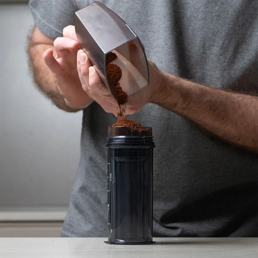 Delter Coffee Press Grey