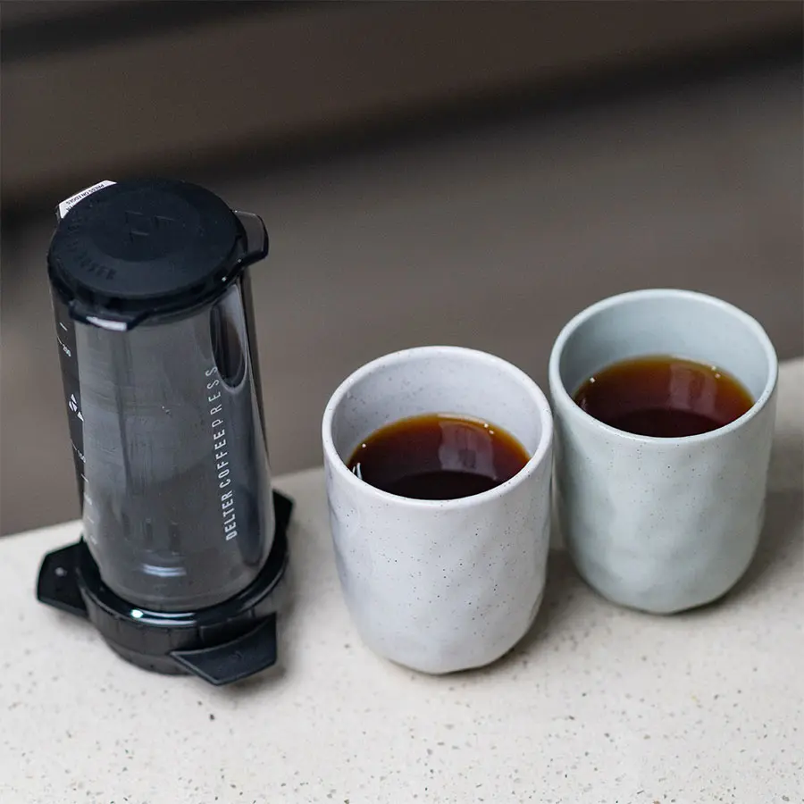 Delter Coffee Press Grey