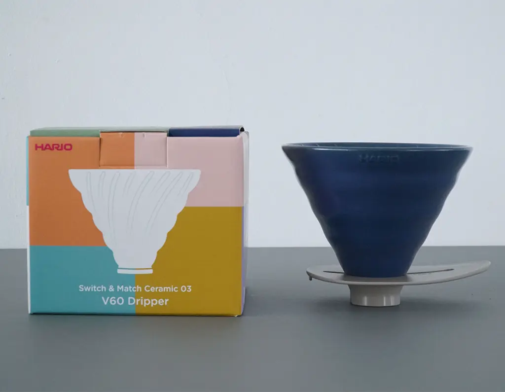 HARIO V60 Switch & Match Ceramic Dripper 03 - Matte Navy