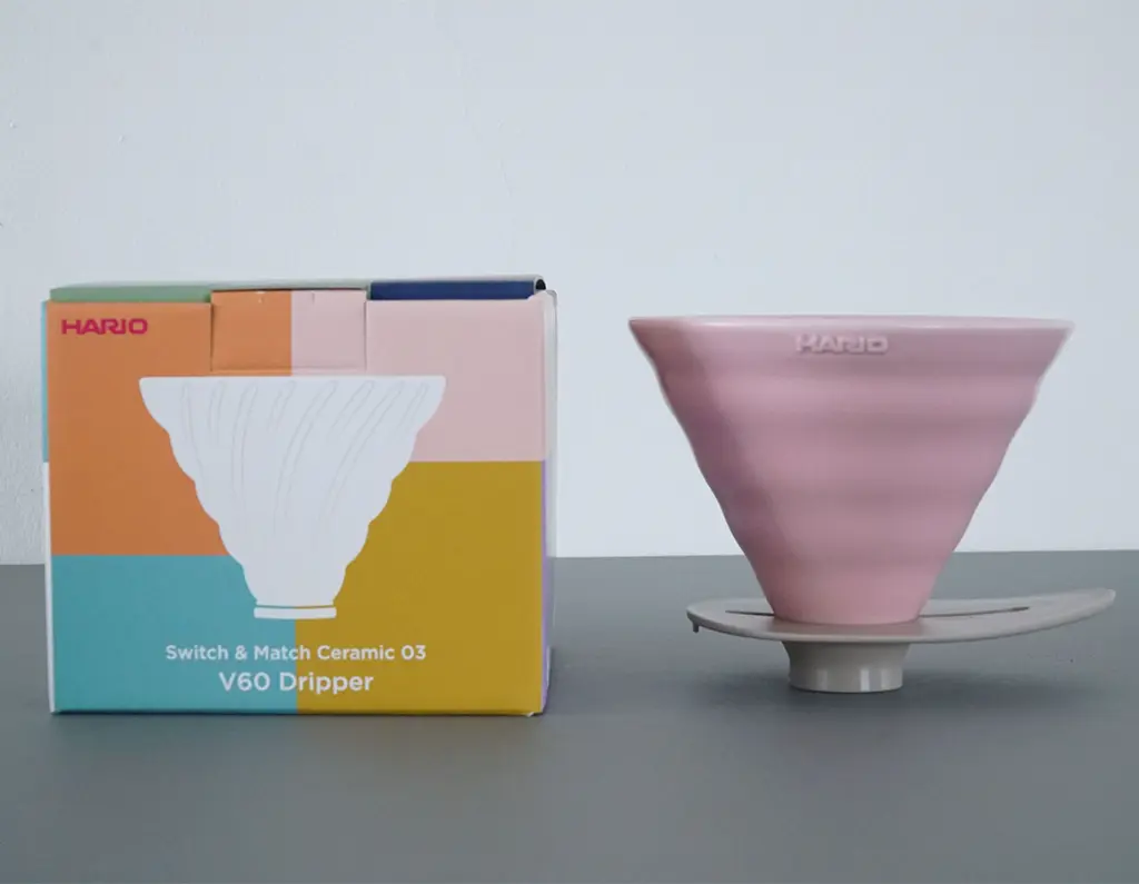 HARIO V60 Switch & Match Ceramic Dripper 03 - Matte Pink