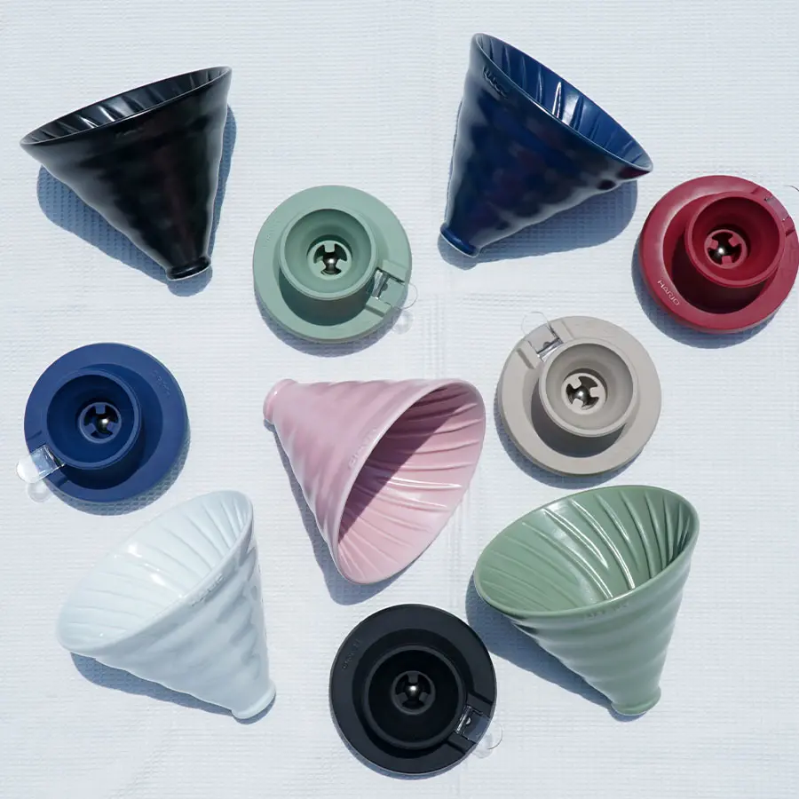 HARIO V60 Switch & Match Ceramic Dripper 03 - Oil Green