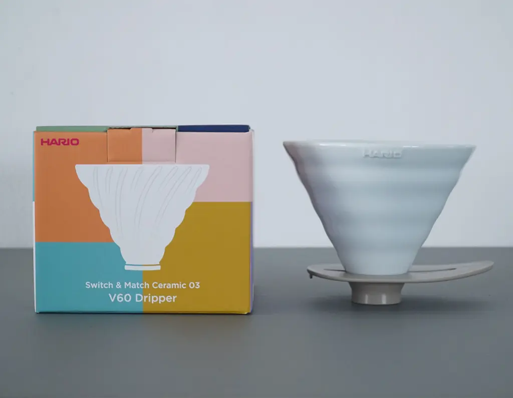 HARIO V60 Switch & Match Ceramic Dripper 03 - White