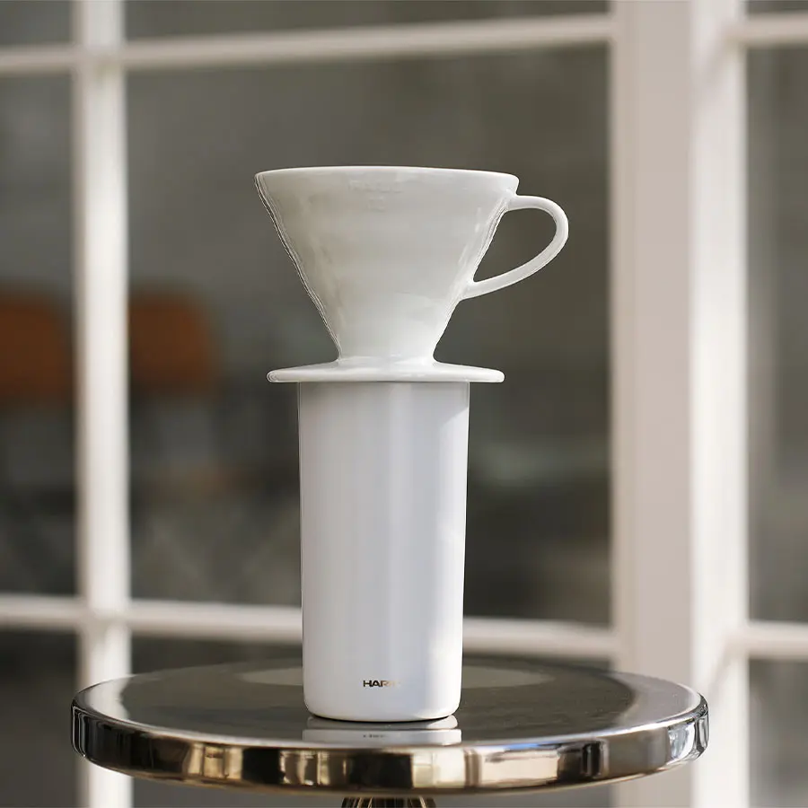 Double-Walled Tumbler with Ceramic Coating 350ml - White