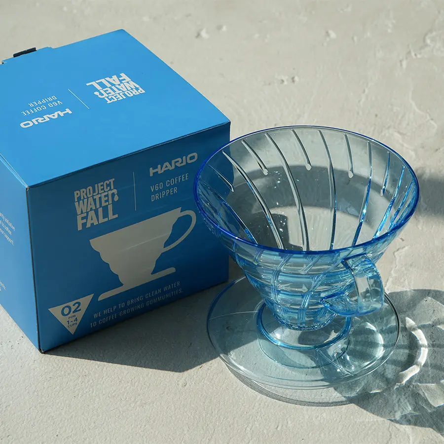 Project Waterfall 02 Transparent Blue Dripper