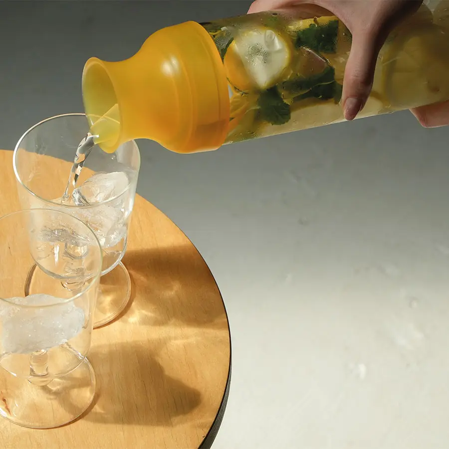 Filter-in Bottle Carafe 1000ml - Yellow