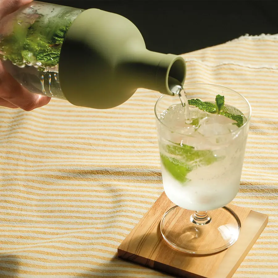 Filter in Bottle 750ml - Smokey Green