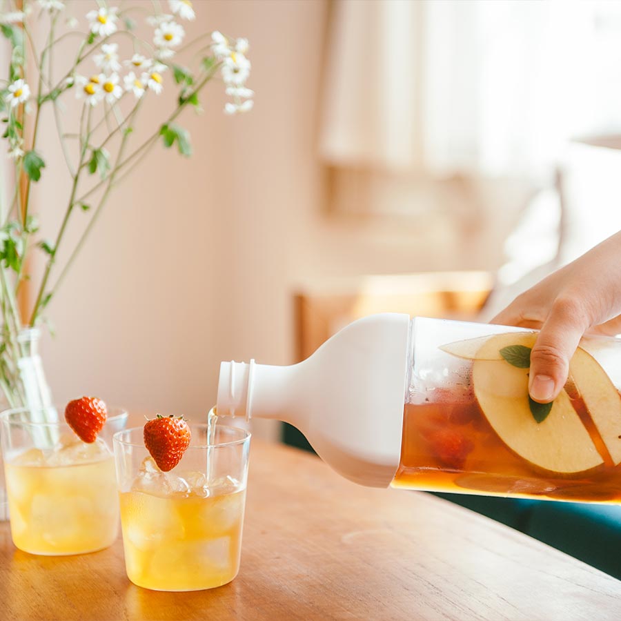 Ka-Ku Bottle, 1200ml, White