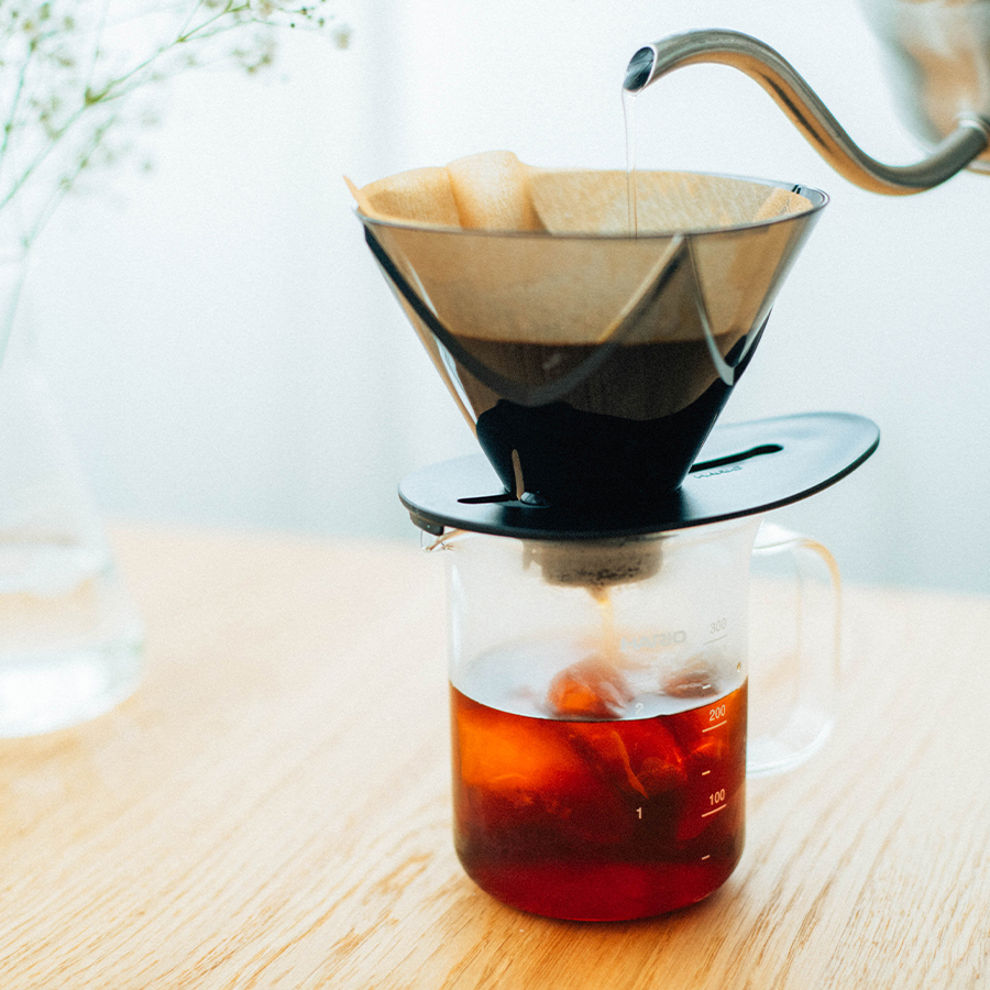 V60 One Pour Dripper MUGEN Transparent Black