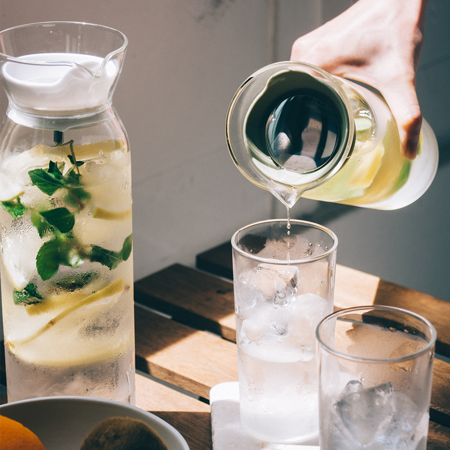Water Pitcher - White