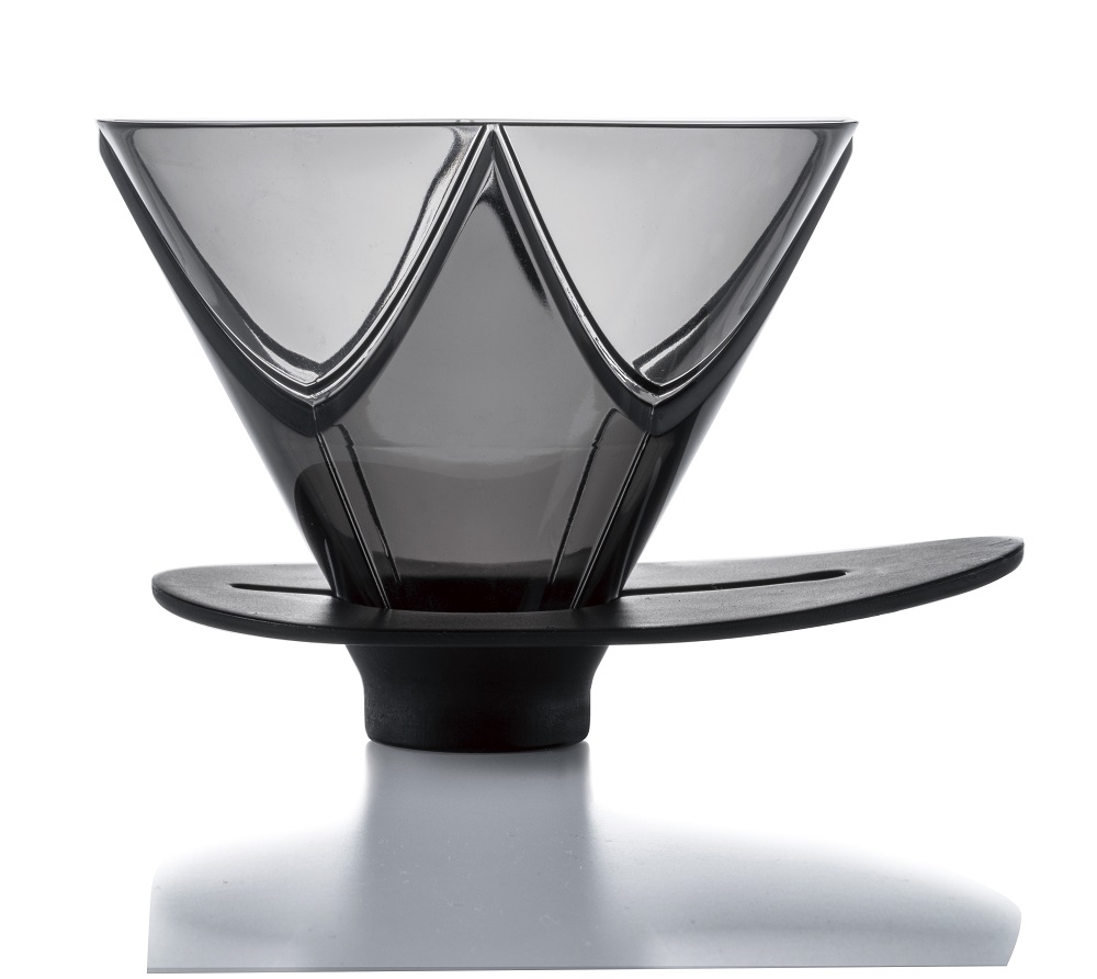 V60 One Pour Dripper MUGEN Transparent Black