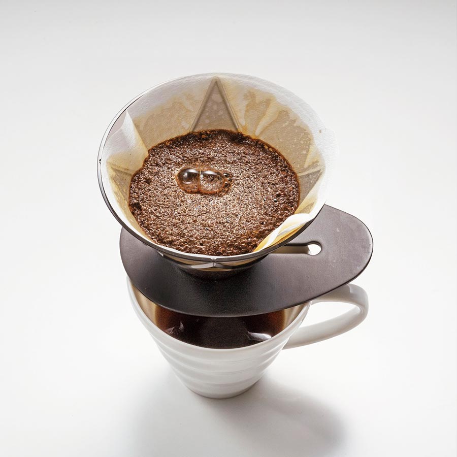 V60 One Pour Dripper MUGEN Transparent Black