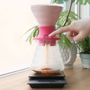 Ceramic Immersion Coffee Dripper SWITCH 02 - Pink 