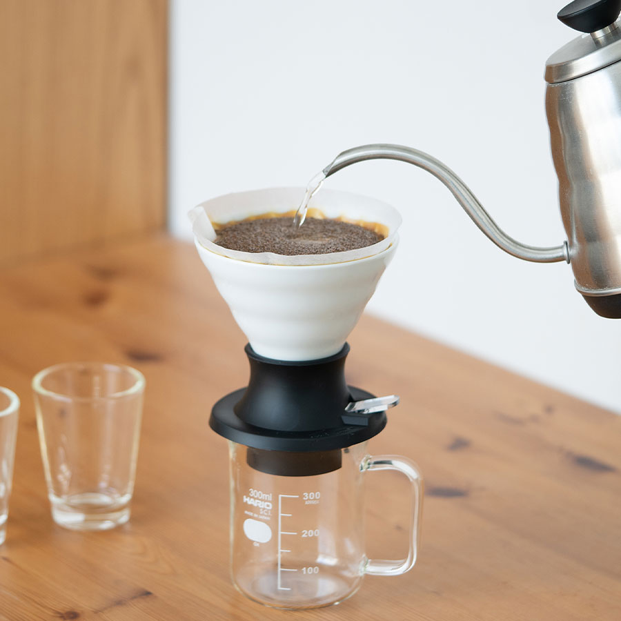Ceramic Immersion Coffee Dripper SWITCH 02 - White