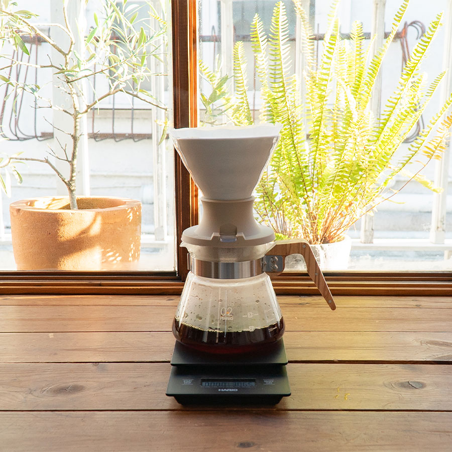 Ceramic Immersion Coffee Dripper SWITCH 02 - Jasmine White