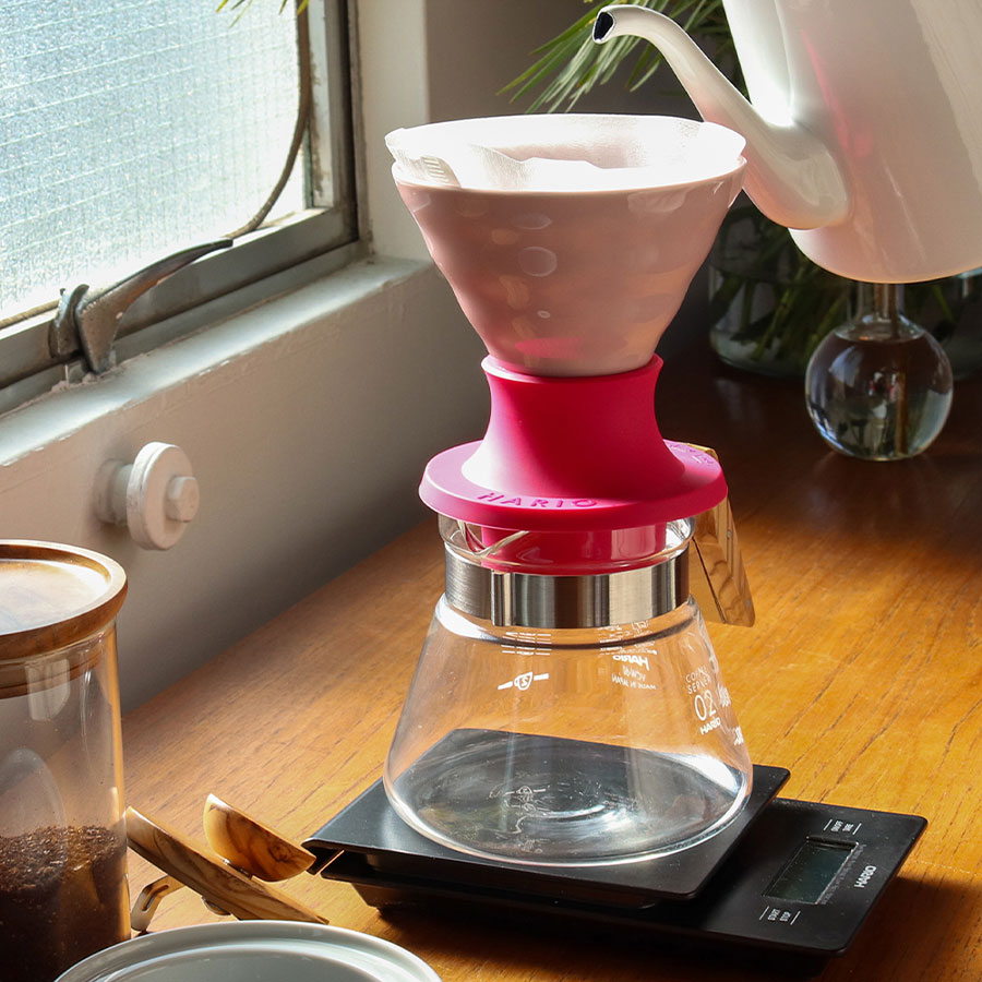 Ceramic Immersion Coffee Dripper SWITCH 02 - Pink 