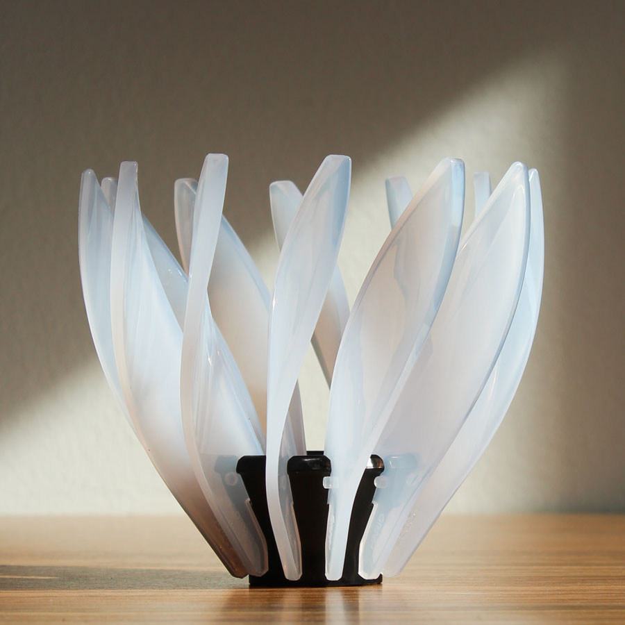 SUIREN Rib 6-Piece Set - Transparent White