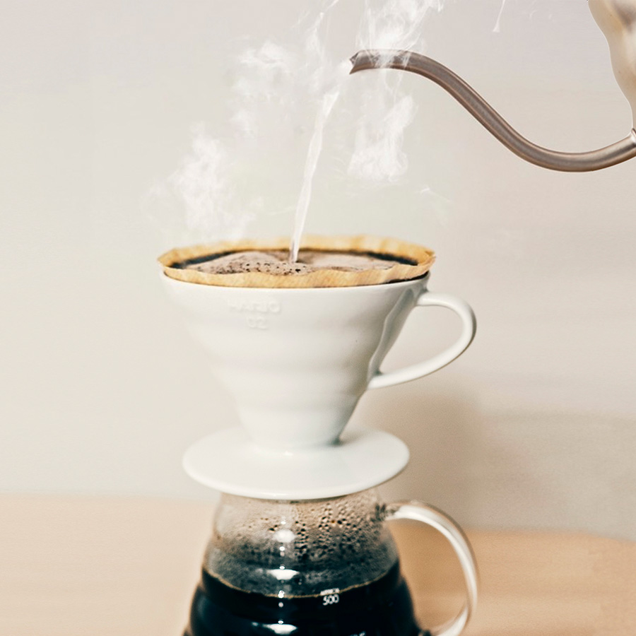 Coffee Dripper V60 02 Ceramic white - Bloom Series