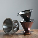 Double Mesh Metal Dripper 02 - Metal Black