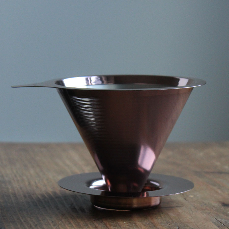 Double Mesh Metal Dripper 02 - Pink Gold