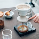 V60 Ceramic Immersion Coffee Dripper SWITCH 02 - Jasmine White