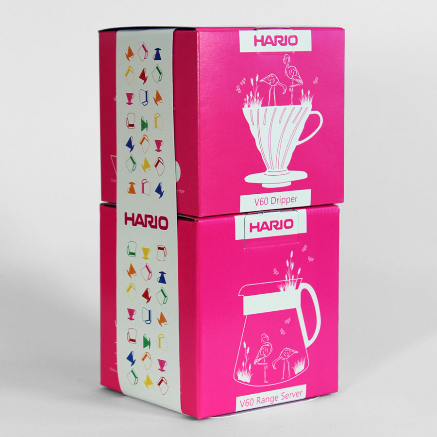 V60 Dripper & Server Set 02 - Flamingo Pink