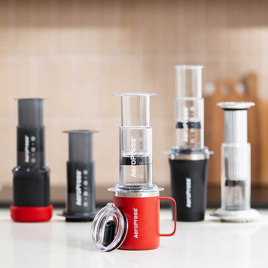 AeroPress Travel Coffee Mug - Red