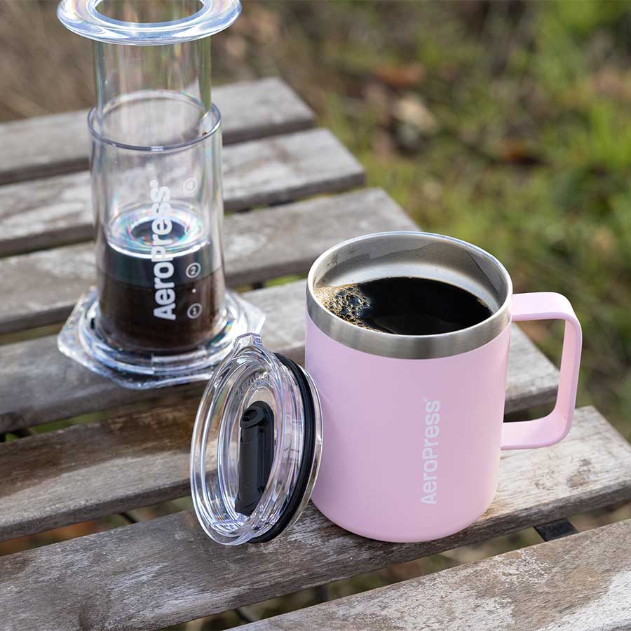 AeroPress Travel Coffee Mug - Pink