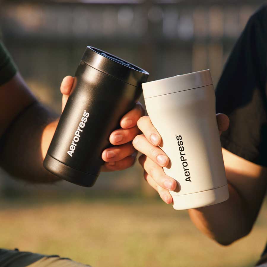 AeroPress Travel Coffee Tumbler - Cream 