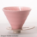 HARIO V60 Switch & Match Ceramic Dripper 03 - Matte Pink 