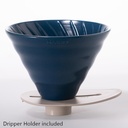 HARIO V60 Switch & Match Ceramic Dripper 03 - Matte Navy 