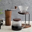 Coffee Server Walnut 600ml - Clear