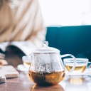 Heatproof Glass Leaf Teapot 450ml