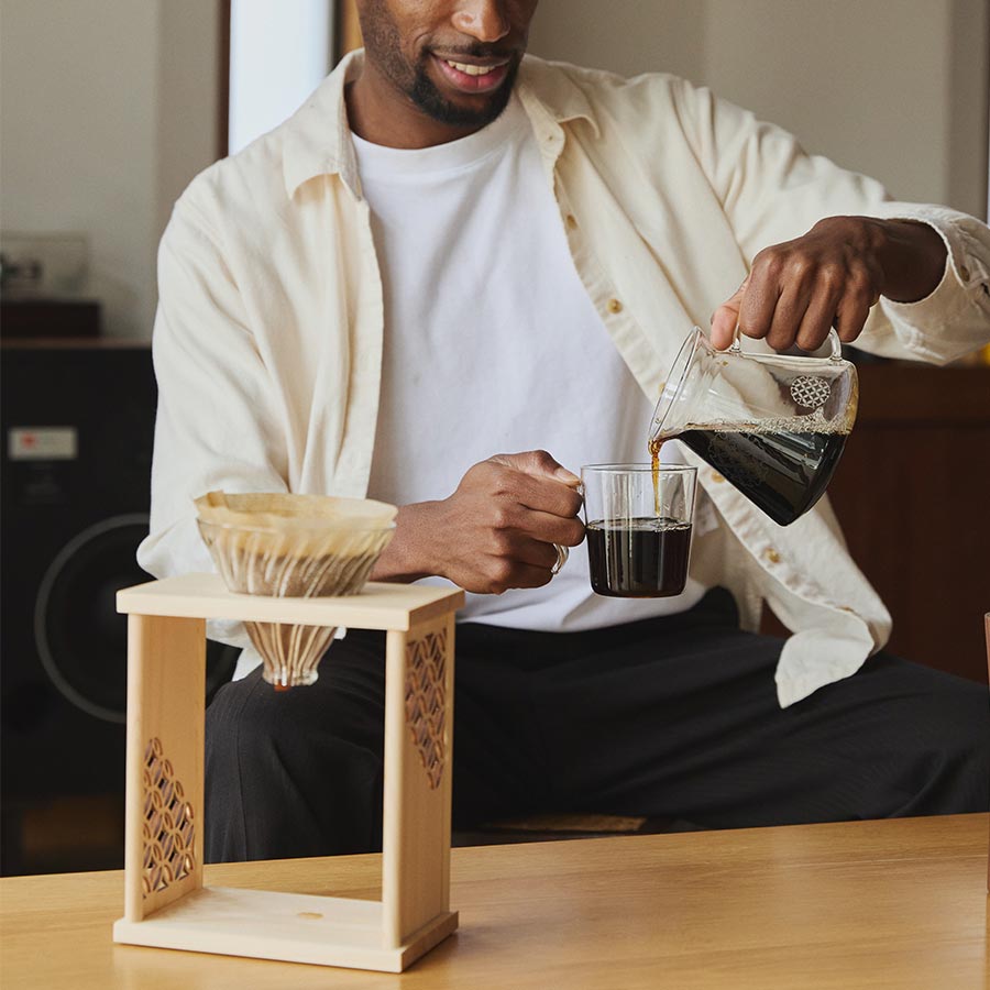 Drip Stand-Set Shippou - Natural