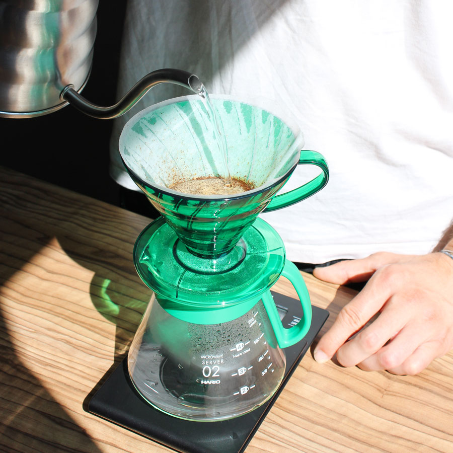 V60 Coffee Dripper 02 - Bamboo Green