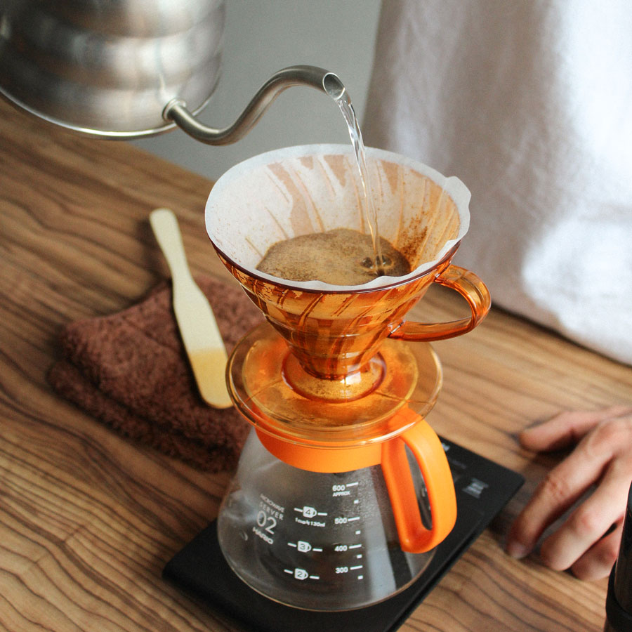 V60 Coffee Dripper 02 - Koi Orange