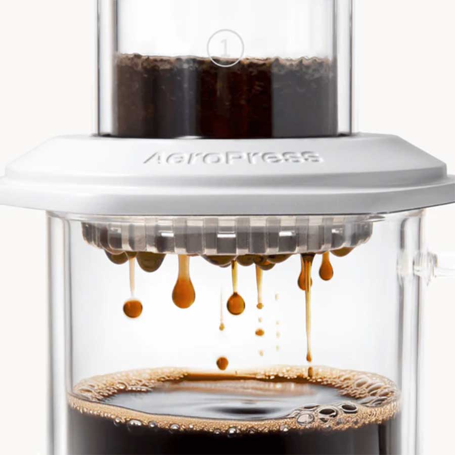 AeroPress Premium Coffee Press - White