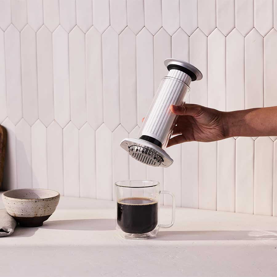 AeroPress Premium Coffee Press - White