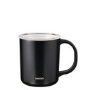 Ceramic Coating Double-Walled Thermal Mug 350ml - Black