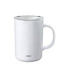 Ceramic Coating Double-Walled Thermal Mug 470ml - White