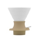 [SSDC-02-JAW] V60 Ceramic Immersion Coffee Dripper SWITCH 02 - Jasmine White