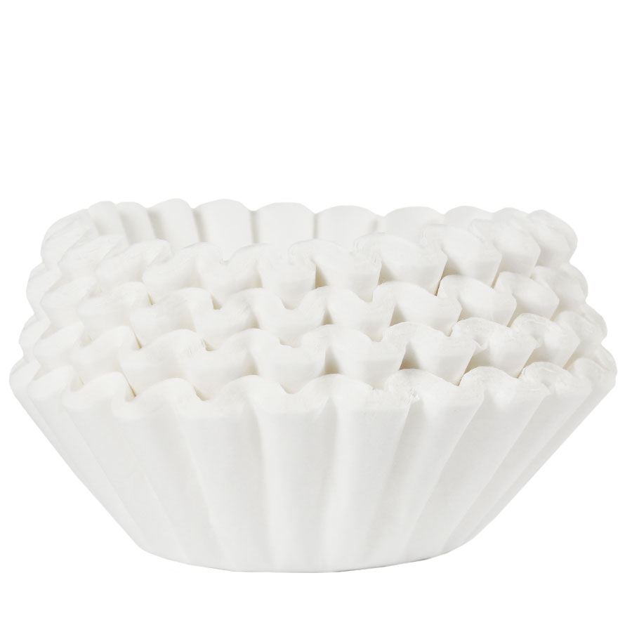 Basket Filter Paper - Size 80/200mm 200 Sheets - White