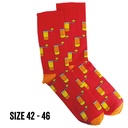 Comandante Socks - RED - Size 42-46