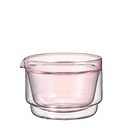 Double-walled Matcha Bowl 300ml - Pink
