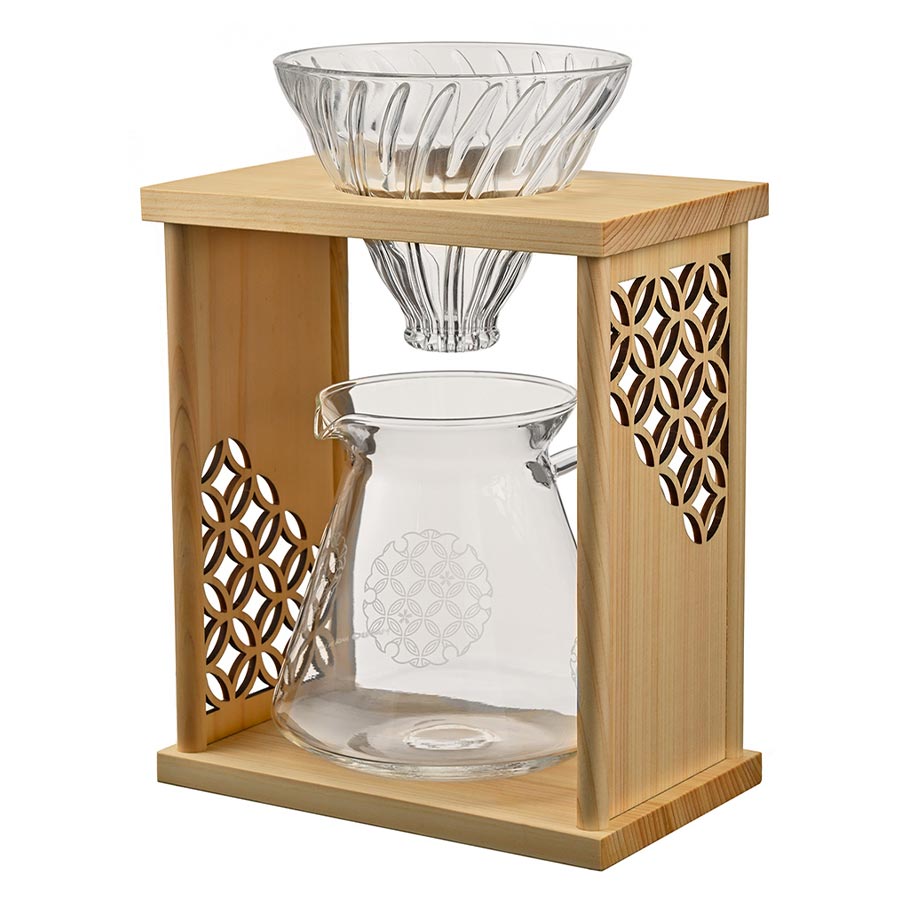 AYA Series V60 Drip Stand-Set Shippou - Natural