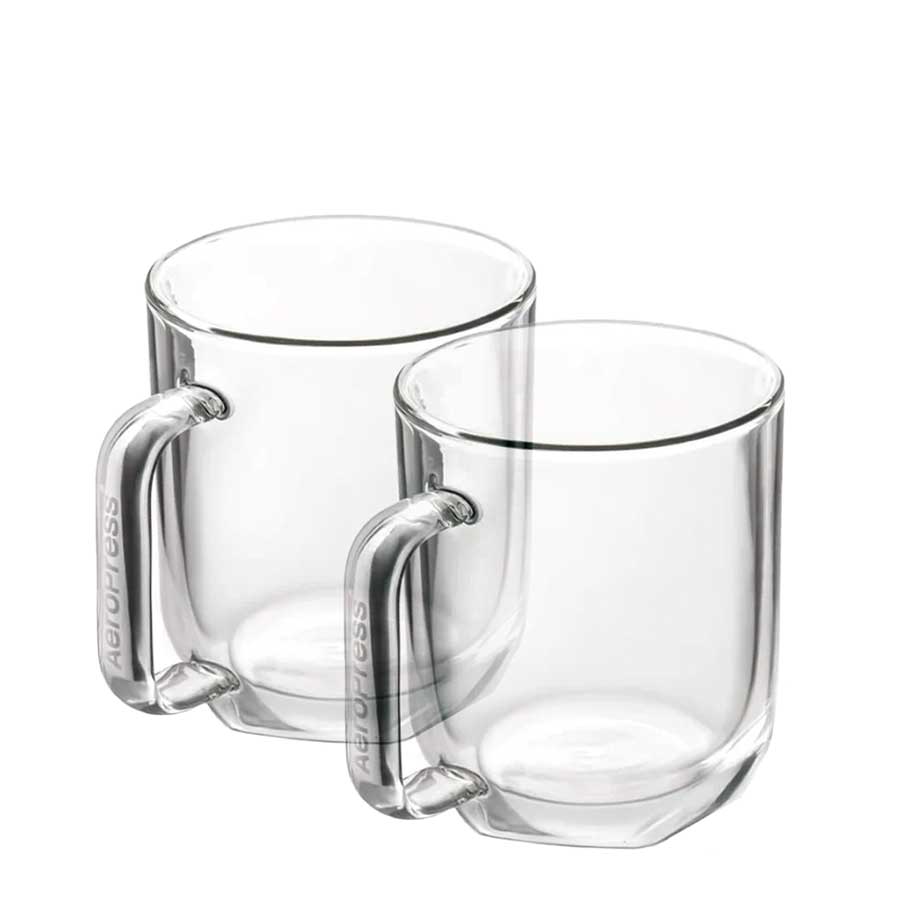 AeroPress Glass Mugs - 2 Pack