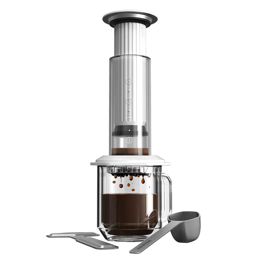 AeroPress Premium Coffee Press - White