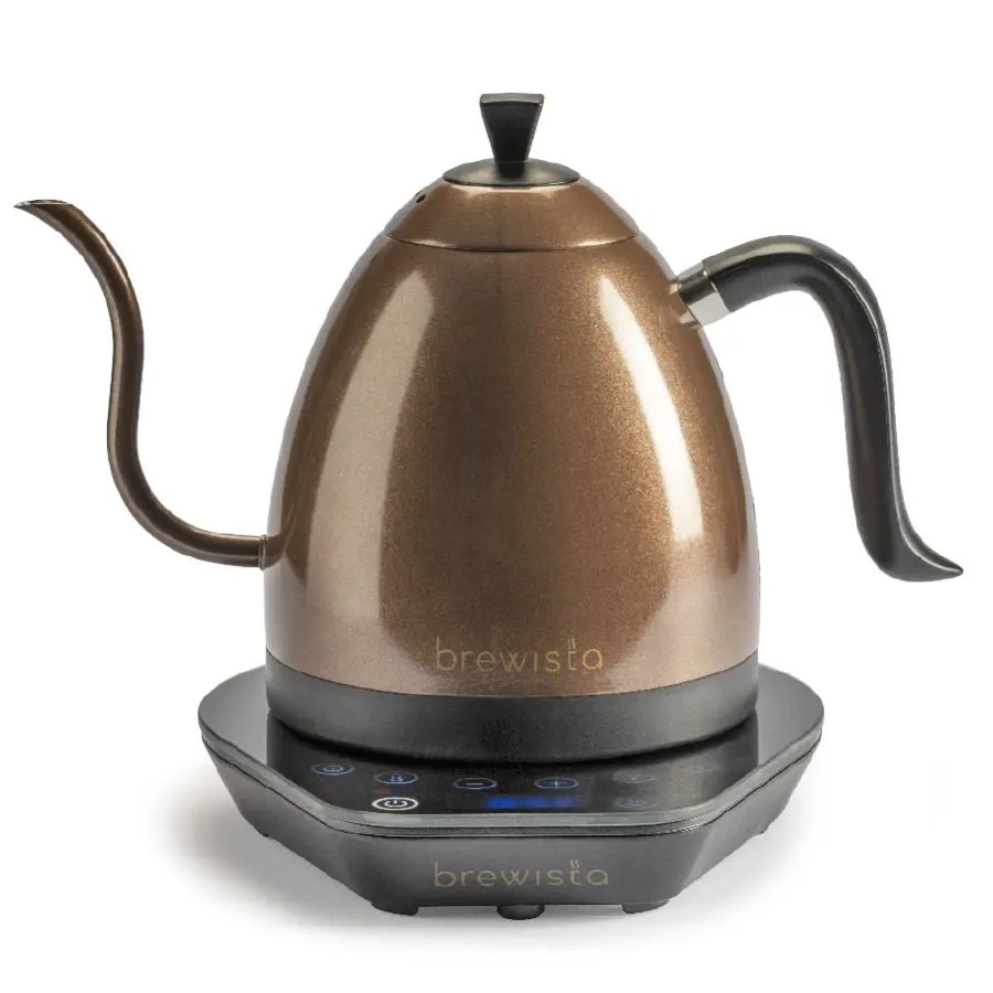 Brewista Artisan 1.0L Gooseneck Variable Kettle- Shimmer (Light Brown) WOC Brussels