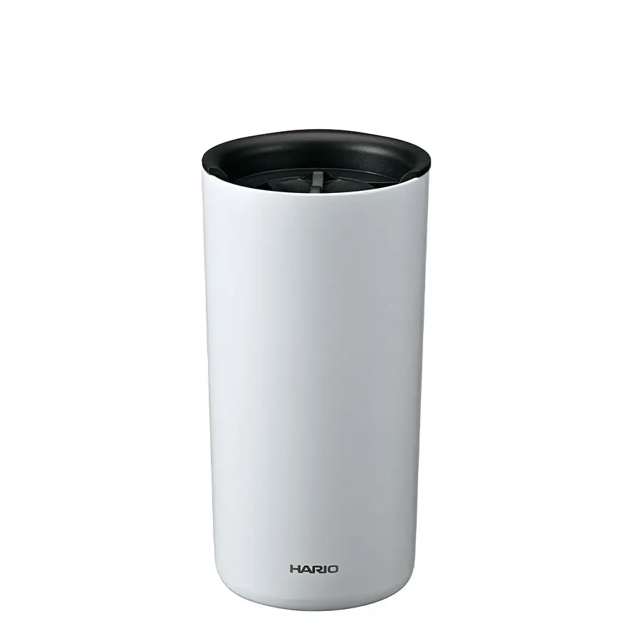 Double-Walled Tumbler with Ceramic Coating 350ml - White