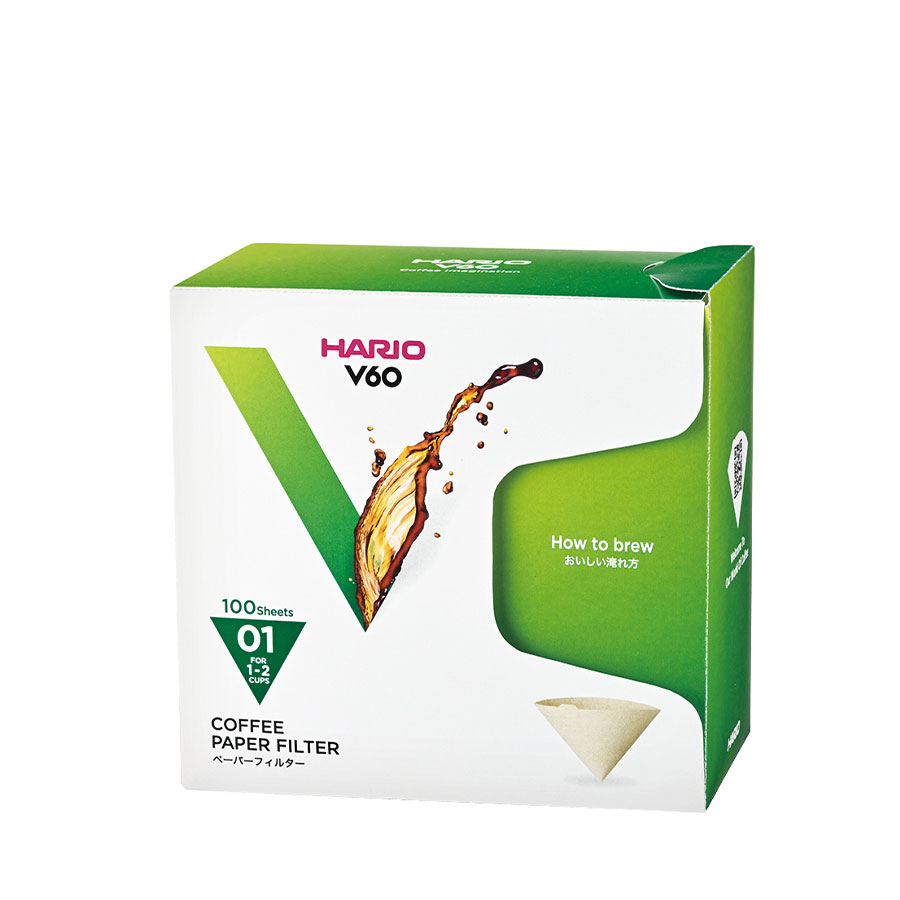 Paper Filter V60 01 Box - "Misarashi" 100 Sheets
